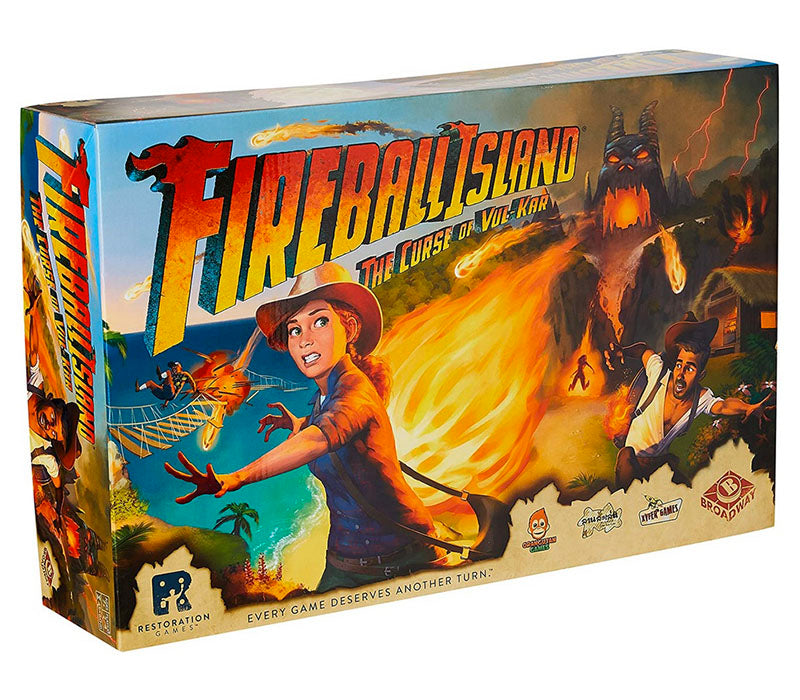 Fireball Island Curse Of Vul-Kar - Gioco Da Tavolo Restoration Games - Nuovo Sigillato + Spedizione Gratuita