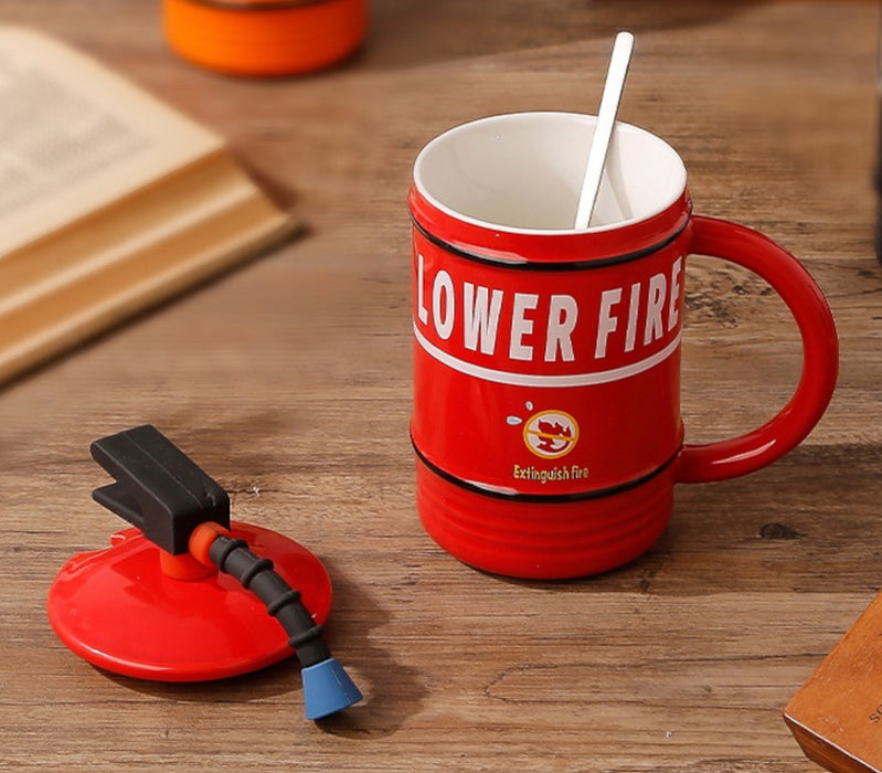 fire extinguisher mug