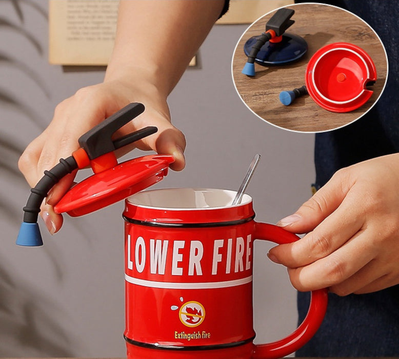 fire extinguisher mug