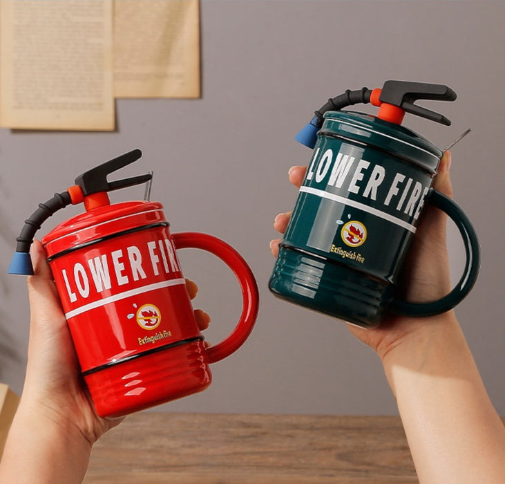 fire extinguisher mug