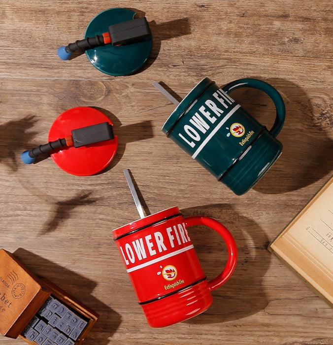 fire extinguisher mug