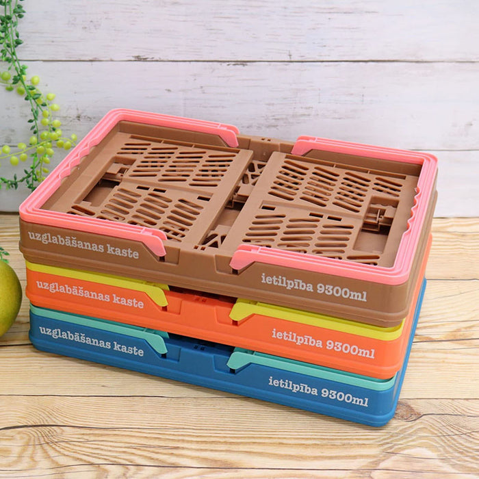 foldable plastic basket