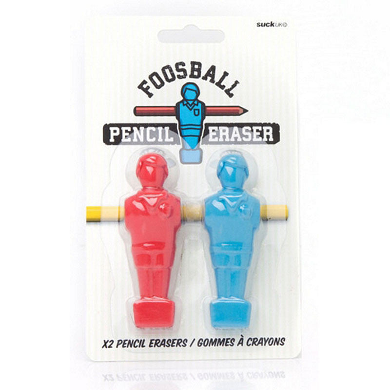 foosball pencil erasers