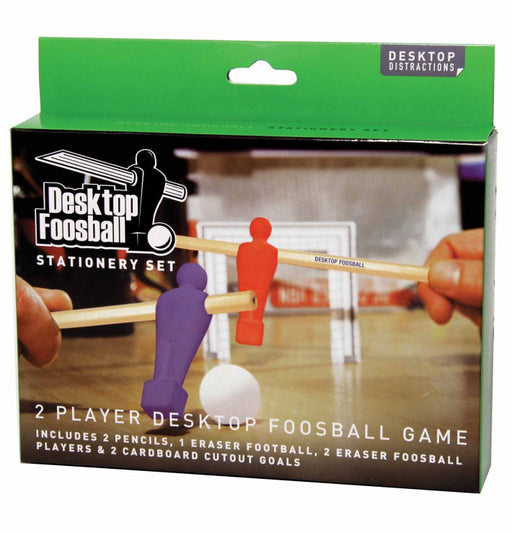 desktop foosball stationery set