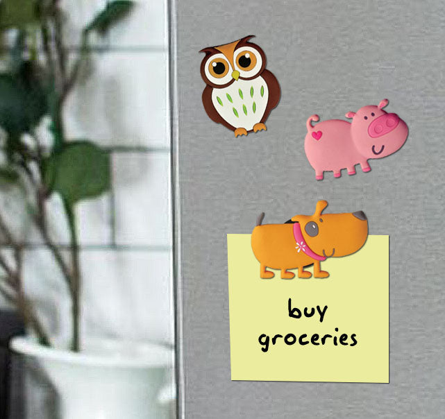 flappy owl fridge magnet