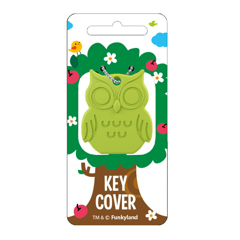 green owl key cover