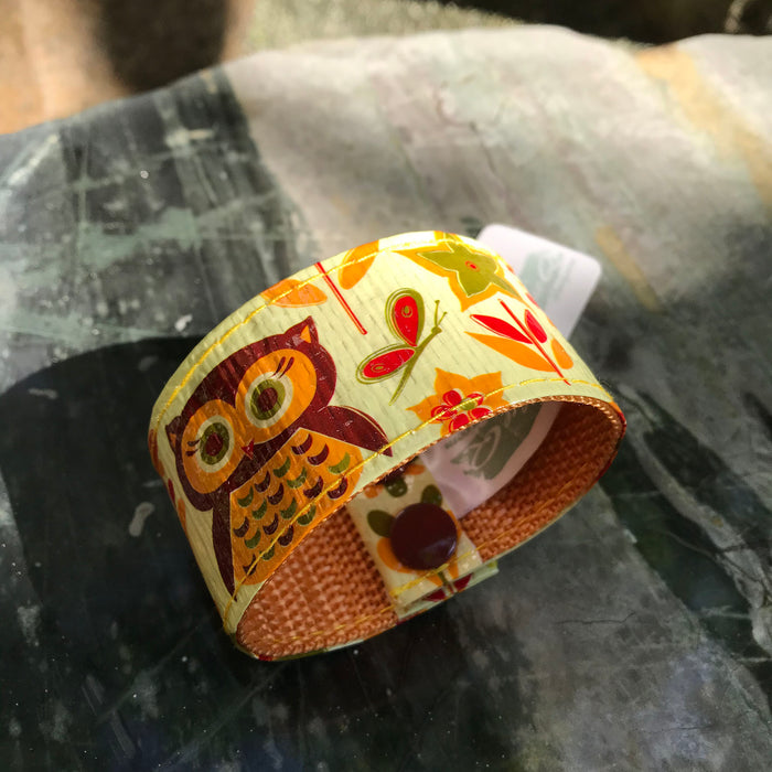 hoo cares owl cuff