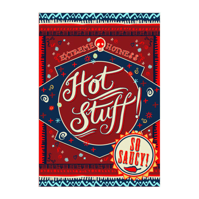 hot stuff tea towel