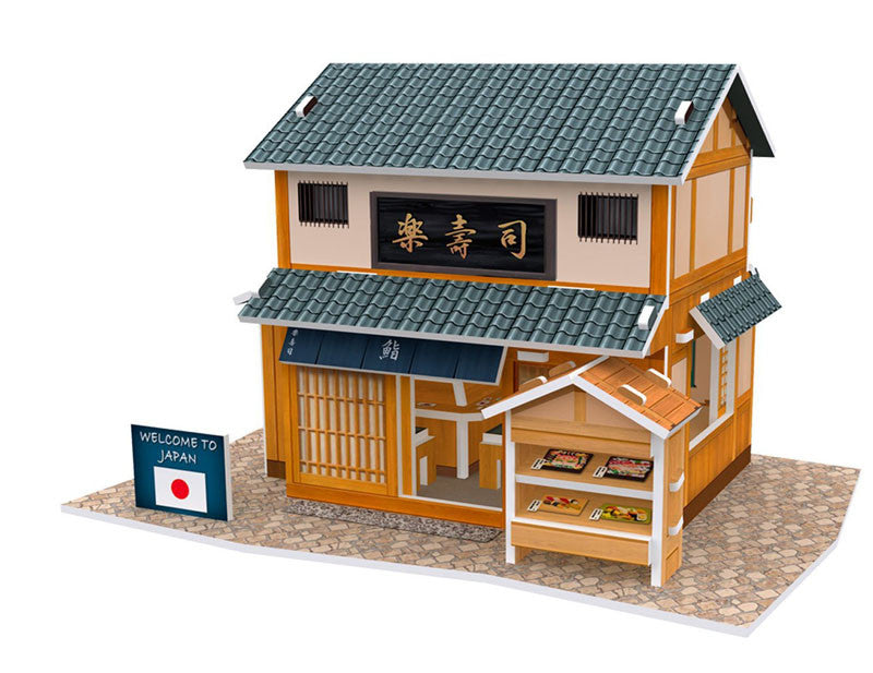 puzzle 3D japanese sushi restaurant