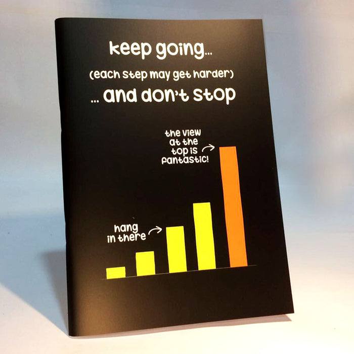 keep going notebook