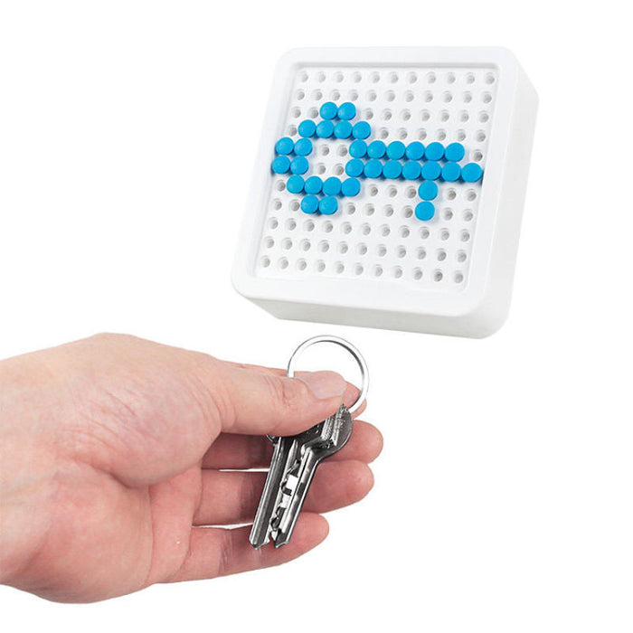 message magnetic key holder