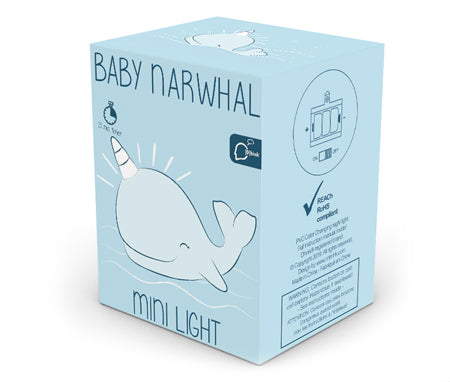 mini narwhal night light