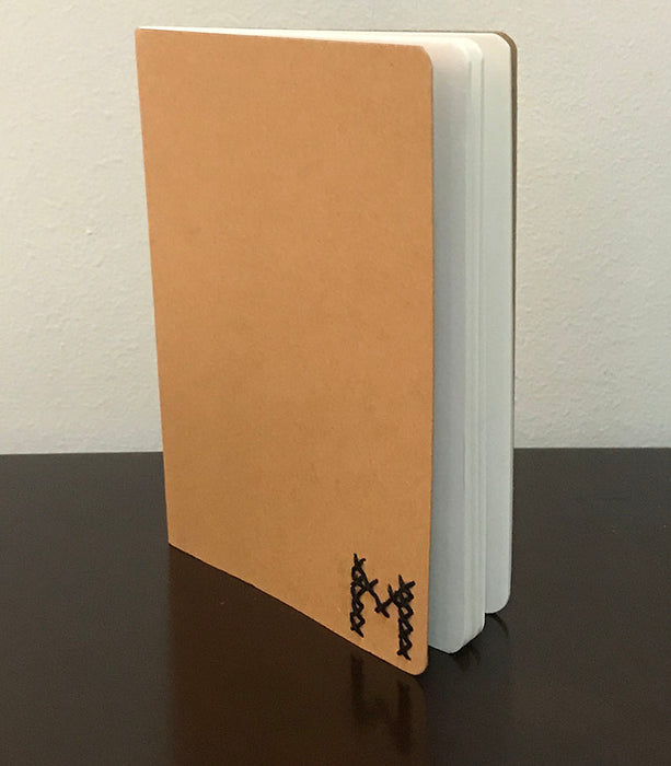 custom cross stitch notebook
