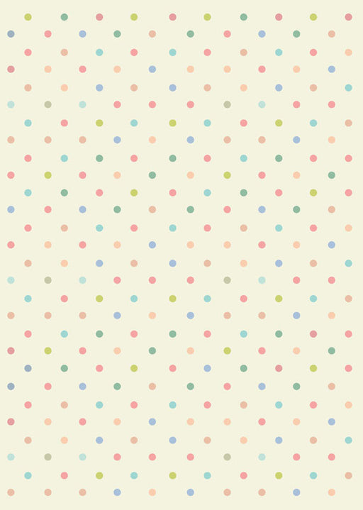 pastel dots gift wrapper (10 sheets)