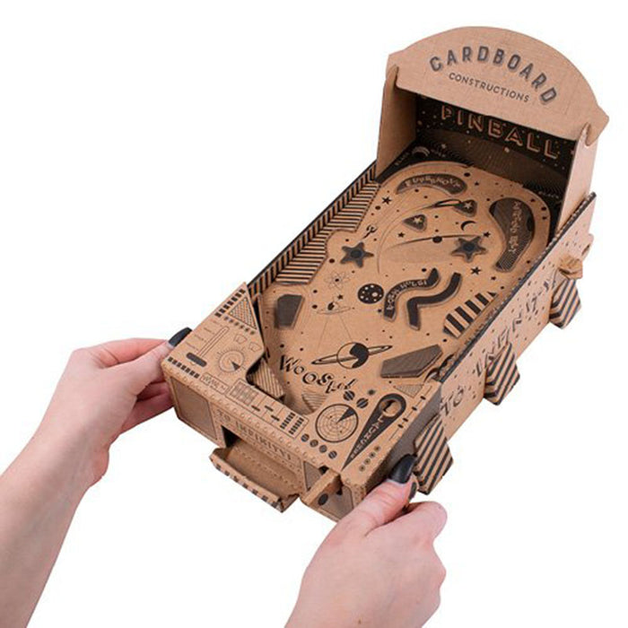 diy cardboard pinball machine