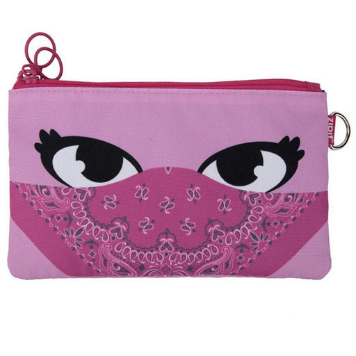 pink bandit face masks pouch