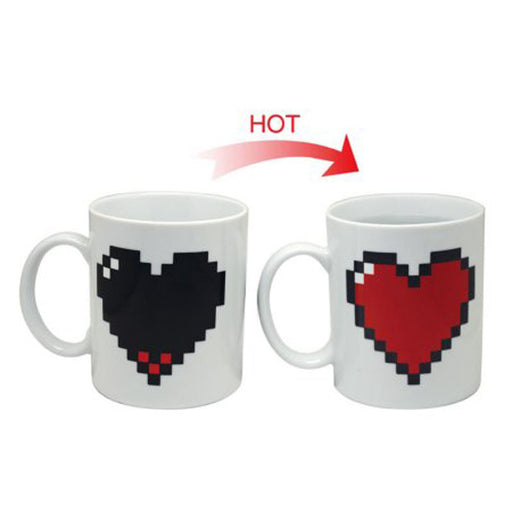 heart colour changing mug