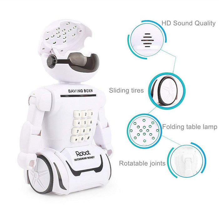 robot lamp & money bank