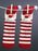 santa stripes socks
