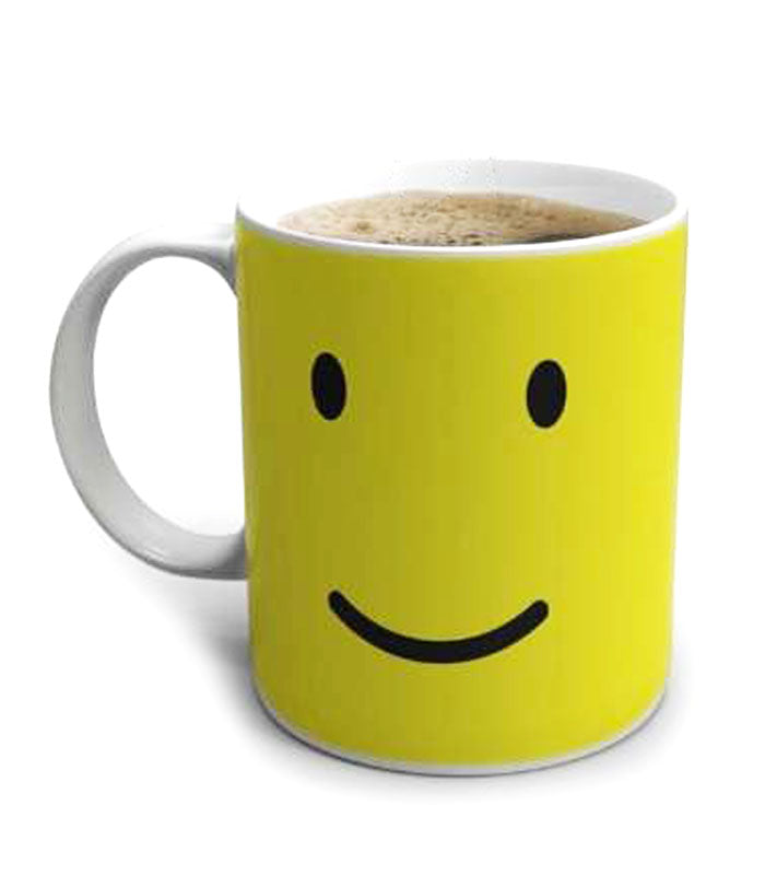 smiley colour changing mug