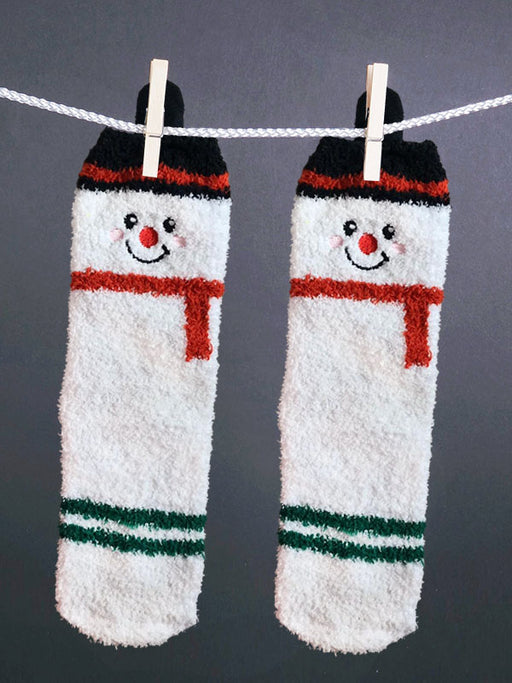 snowman socks