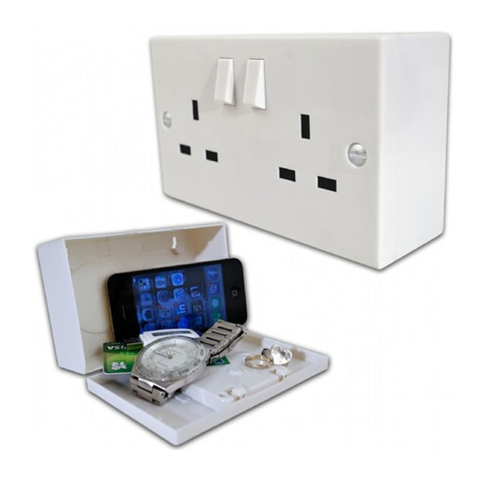 wall socket with hidden compartment — amebastuff