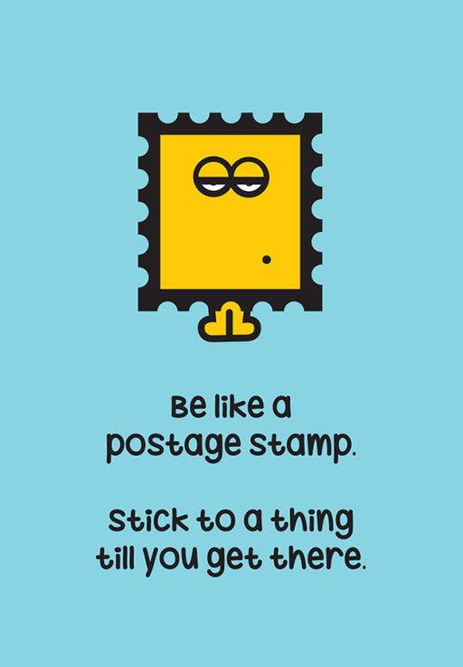 postage stamp card
