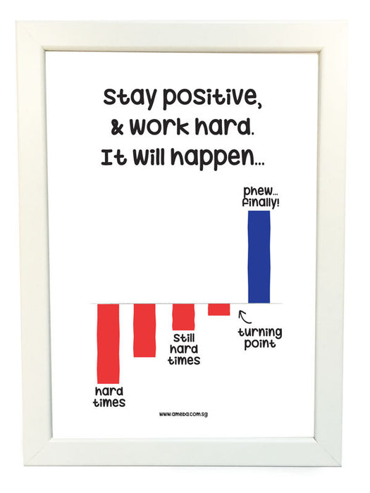 stay positive poster