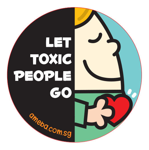 toxic people sticker