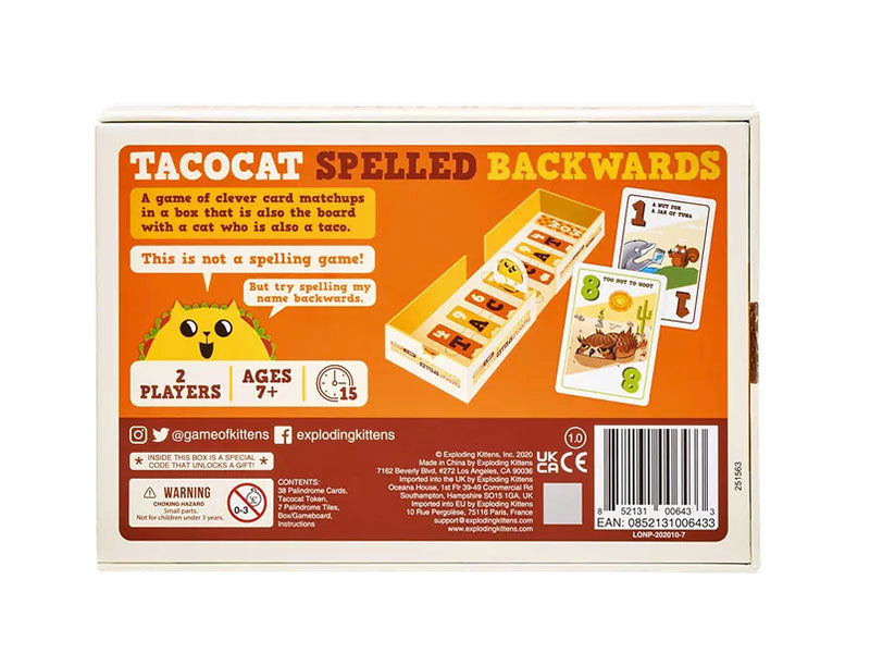 tacocat spelled backwards