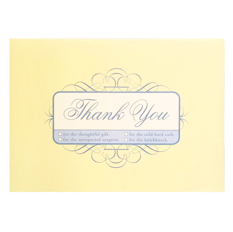 thank you card