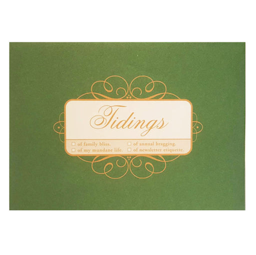 tidings card