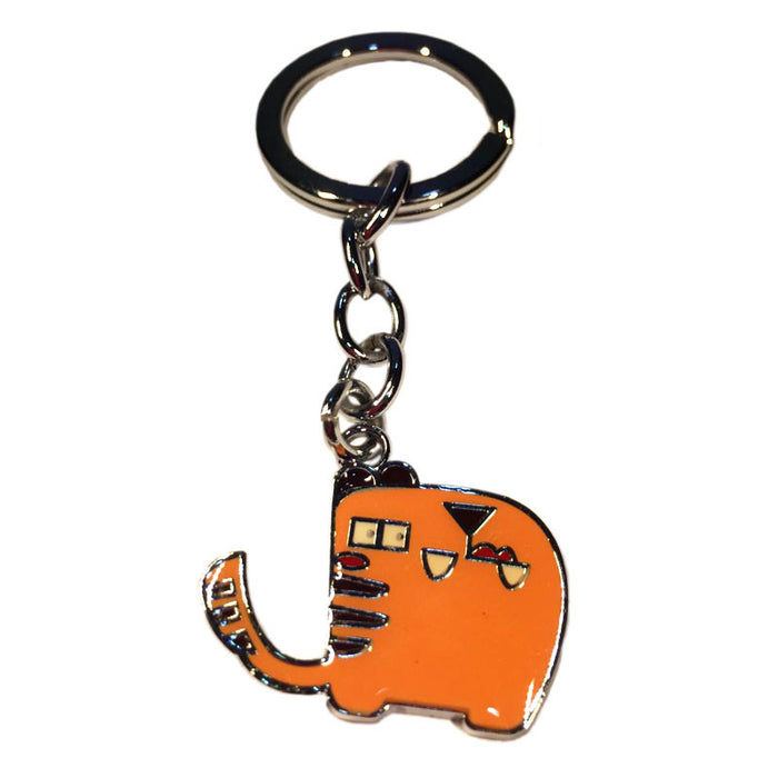 tiger zoodiac keyring