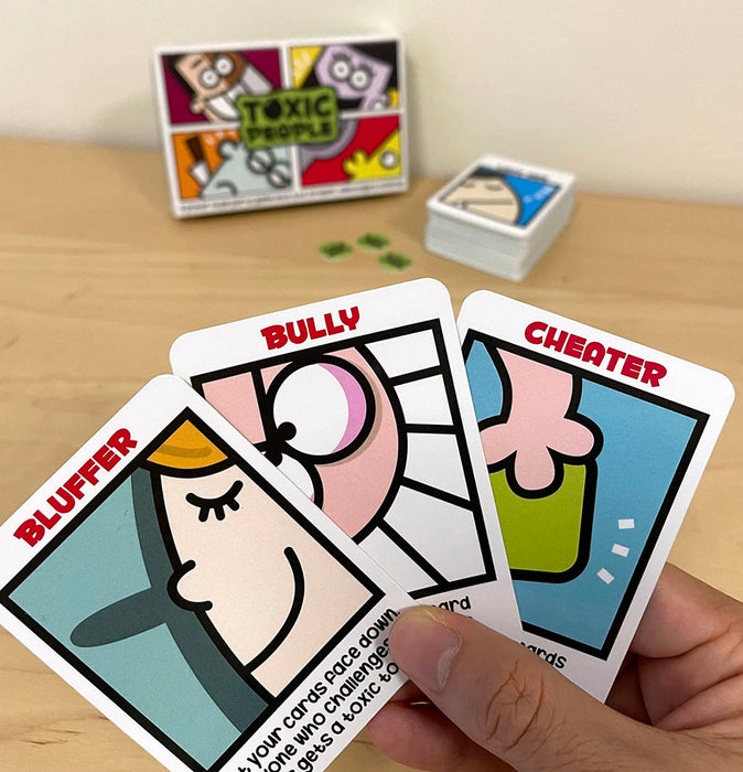 toxic people card game