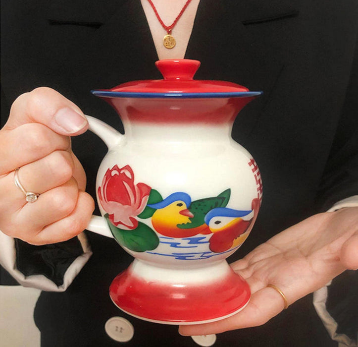 mandarin duck mug