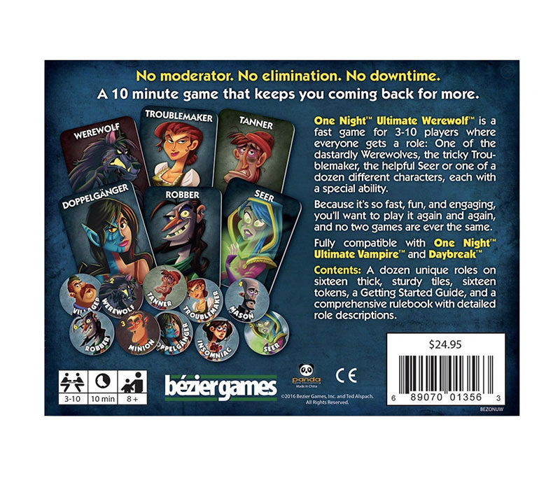 one night ultimate werewolf game