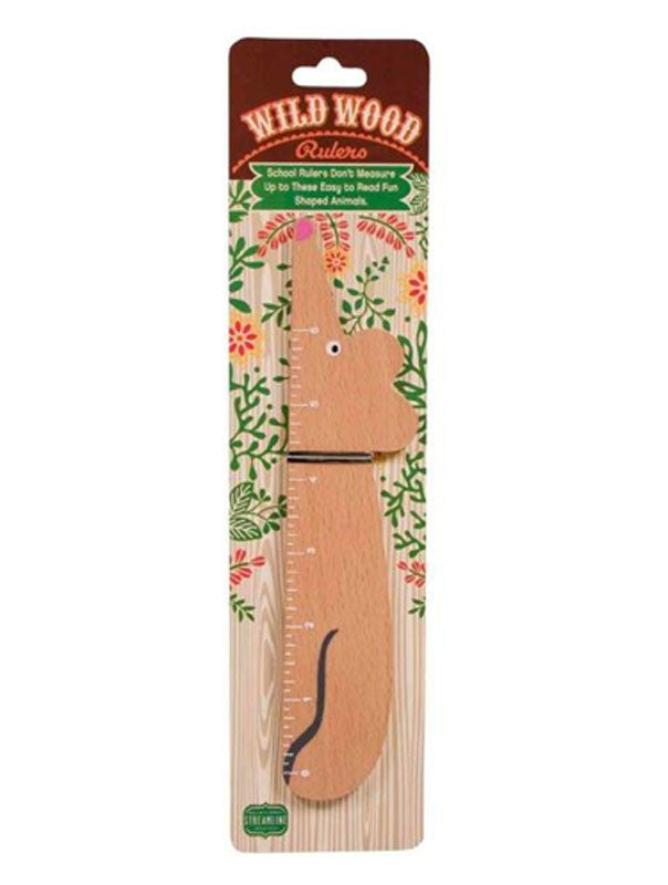 wooden mouse ruler