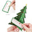 green christmas tree card