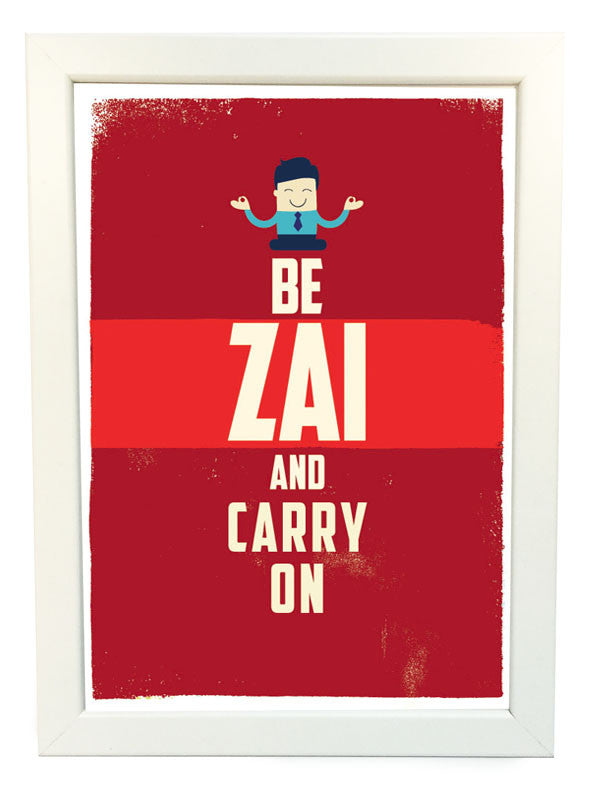 be zai poster and carry on poster